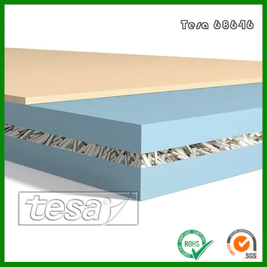 Tesa68646 translucent non-woven double-sided tape,Tesa68646 high viscosity non-woven tape