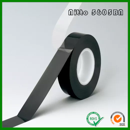 Nitto 5605BN black PET substrate double-sided tape_Nitto no.5605bn